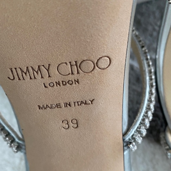 Jimmy Choo Elegant Silver Heels - Picture 6 of 6